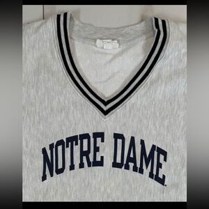 Champion Notre Dame cropped sweatshirt size XL